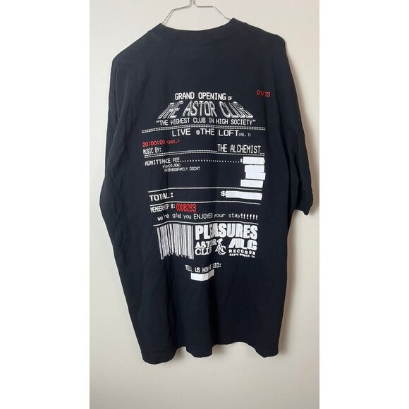 PLEASURES THE ASTOR CLUB OPENING T-SHIRT XL - Picture 3 of 5